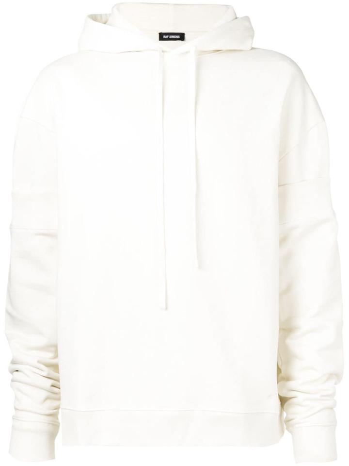 Raf Simons Oversized Plain Hoodie - White