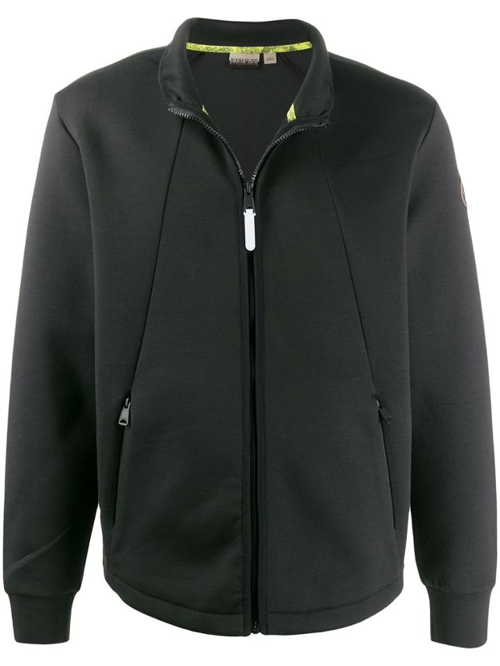 Napapijri Zip Front Logo Jacket - Black