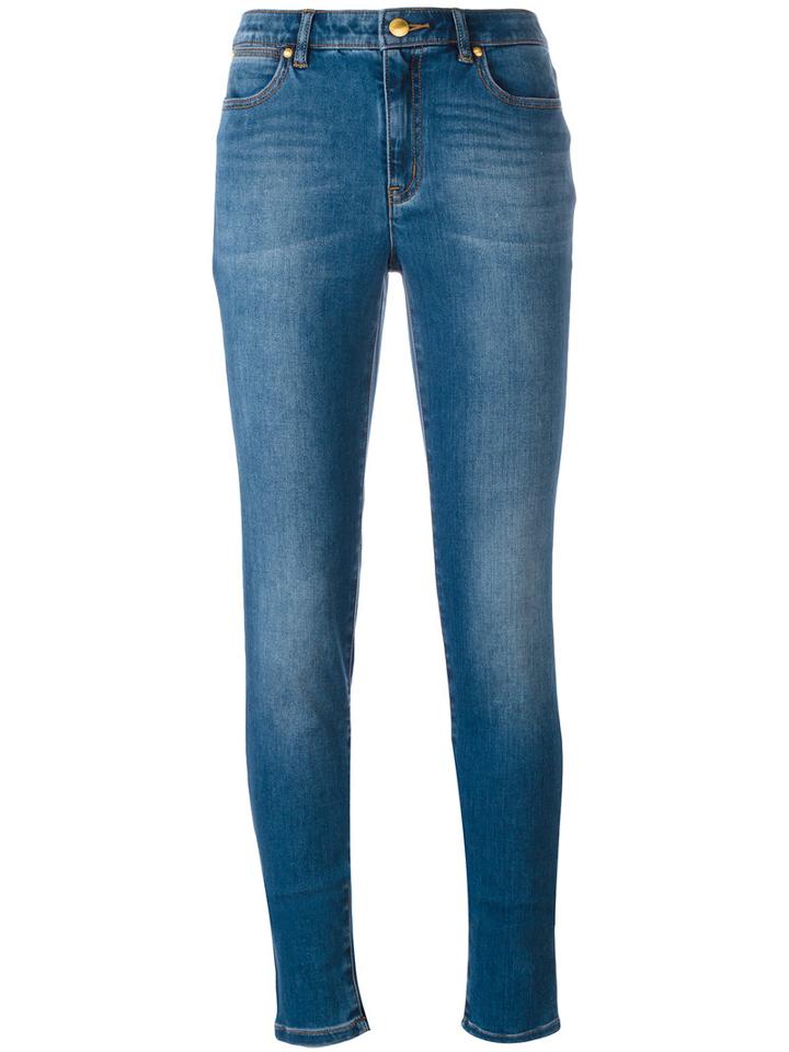 Michael Michael Kors Skinny Jeans, Women's, Size: 6, Blue, Cotton/polyester/spandex/elastane