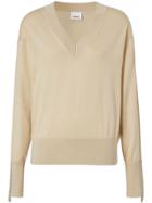 Burberry Logo Detail Jumper - Neutrals