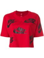 Nike Logo Print T-shirt - Red