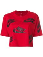 Nike Logo Print T-shirt - Red