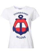 Yazbukey Overboard In Love T-shirt, Women's, Size: Small, White, Cotton