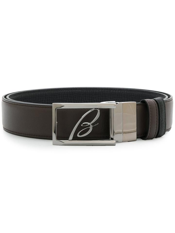 Brioni Buckle Belt - Brown