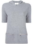 Allude Shortsleeved Jumper, Women's, Size: Xs, Grey, Cashmere/virgin Wool