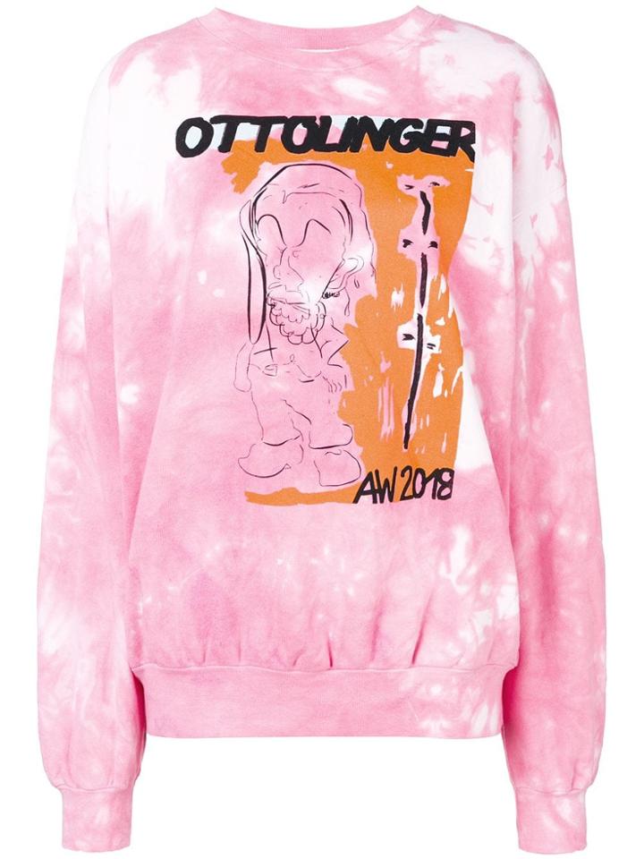 Ottolinger Logo Motif Sweatshirt - Pink