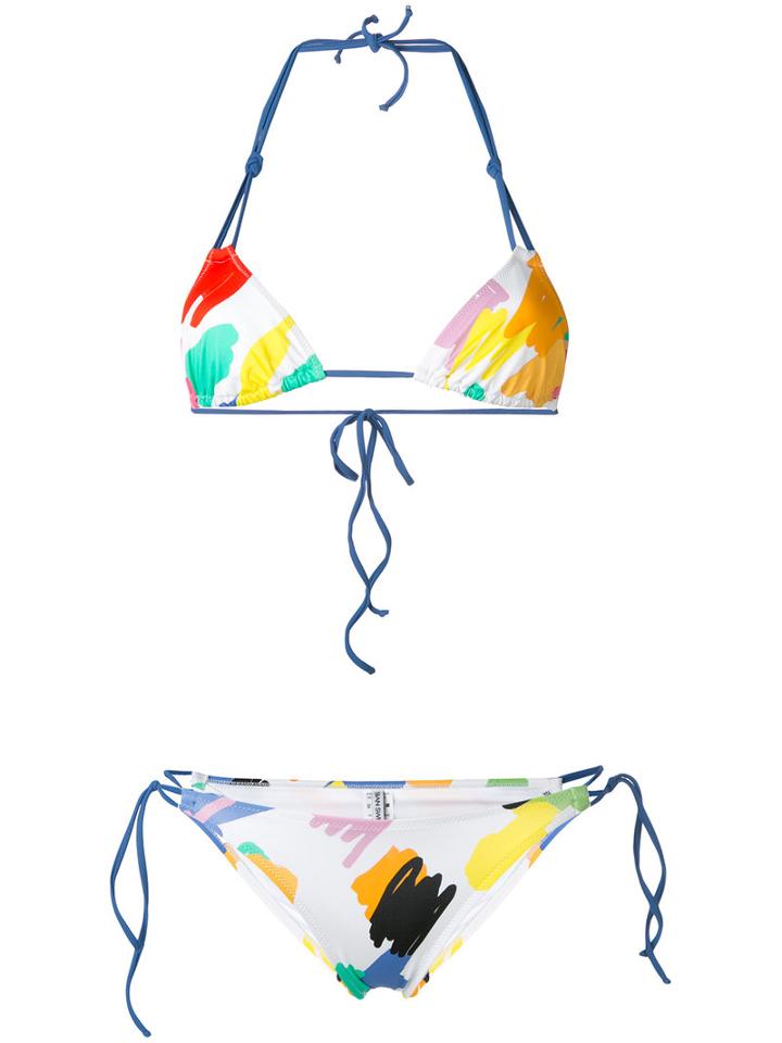 Sian Swimwear - Zena Bikini Set - Women - Polyamide/spandex/elastane - S, White, Polyamide/spandex/elastane