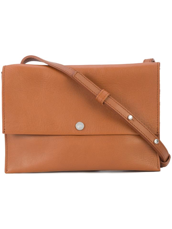 Shinola Flap Crossbody Bag - Brown