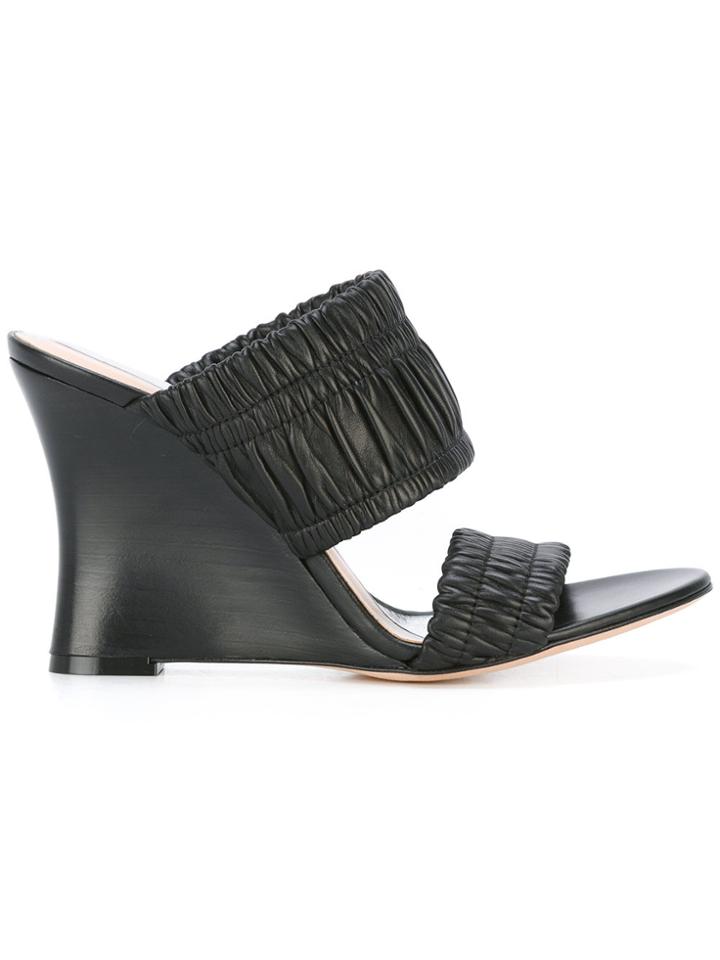 Alchimia Di Ballin Ribbed Straps Sandals - Black