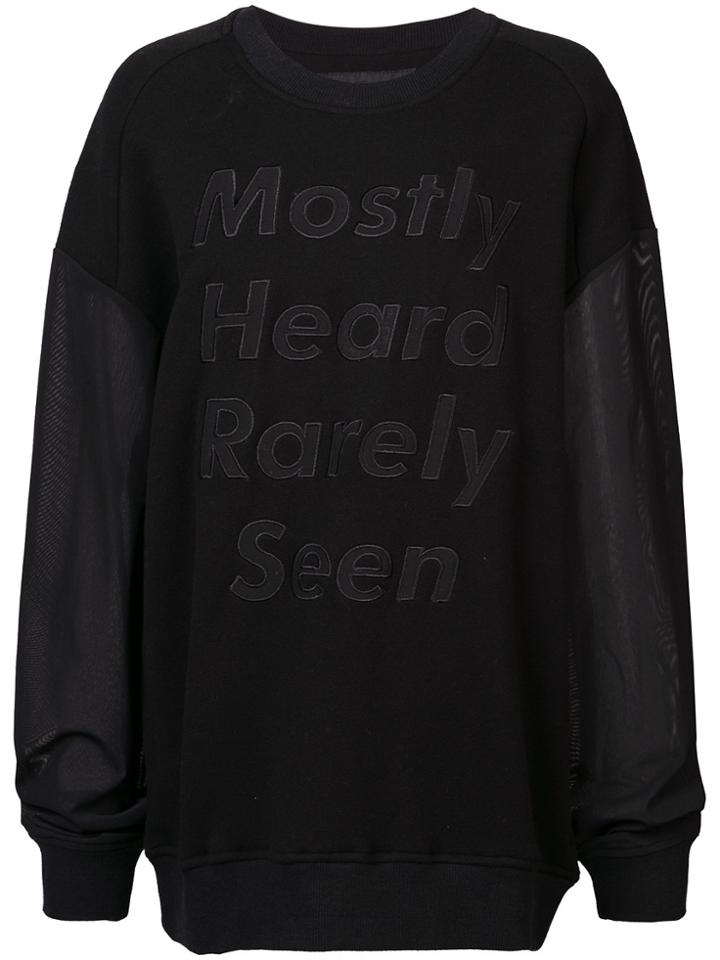 Mostly Heard Rarely Seen A Strange Day Sweatshirt - Black