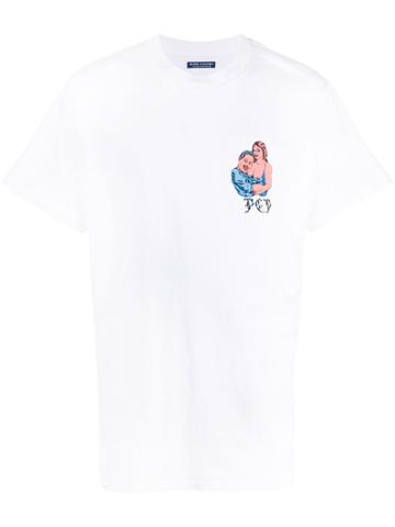 Bornxraised Pcp Print Short Sleeve T-shirt - White