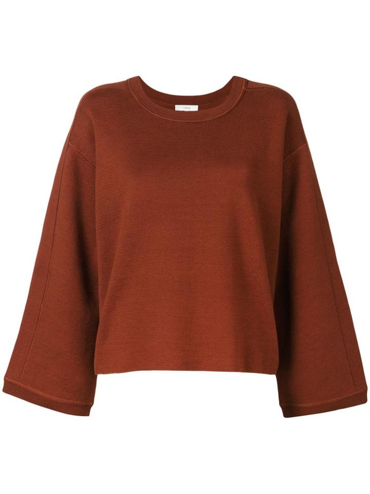 Vince Loose Fit Jumper - Brown