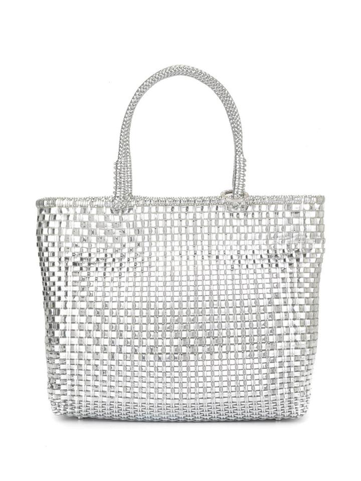 Anteprima Wirebag Medium Tote Bag - Silver