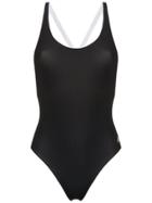Brigitte Crisscross Back Swimsuit - Black