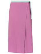 Adriana Degreas Knot Detail Skirt - Pink