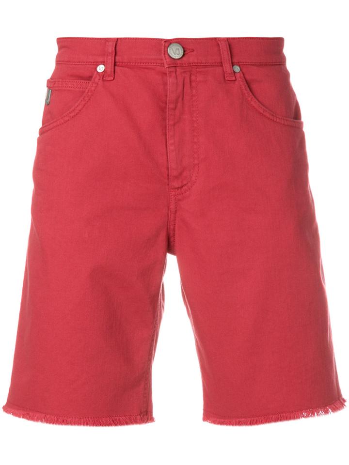 Versace Jeans Casual Denim Shorts - Red