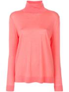Pringle Of Scotland Roll Neck Sweater - Yellow & Orange