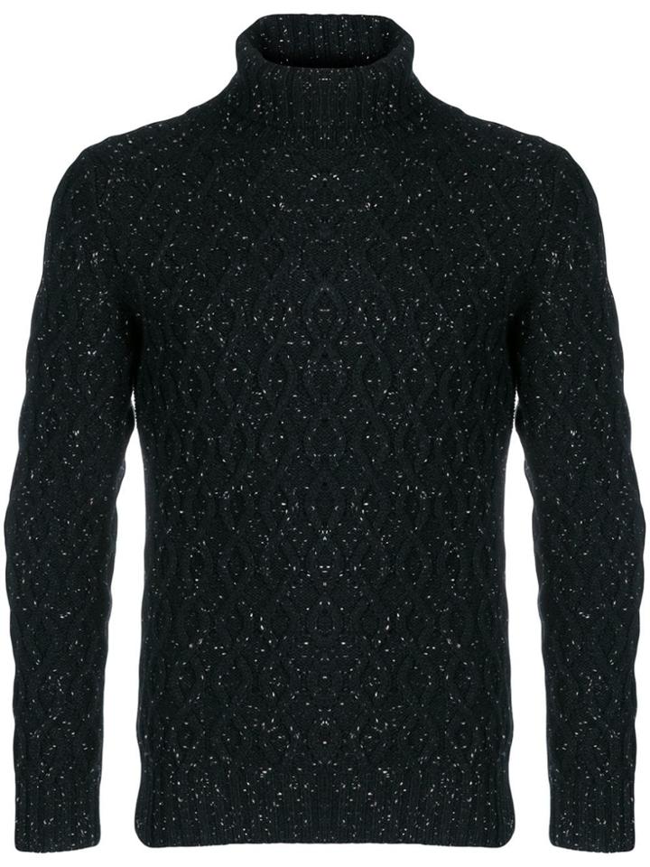La Fileria For D'aniello Roll Neck Jumper - Black