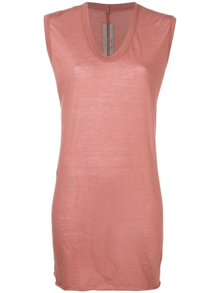 Rick Owens Long Vest Top - Pink
