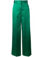 Pt01 Juliet High-waisted Trousers - Green