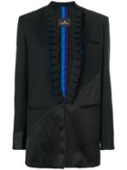 Capucci Pleated Lapel Blazer - Black
