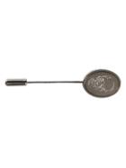 Paul Smith Etched Skull Tie Pin, Men's, Metallic