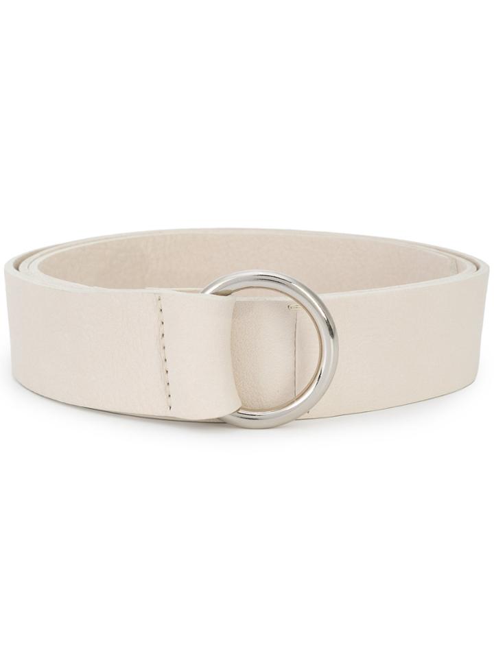 B-low The Belt Round Buckle Belt - White