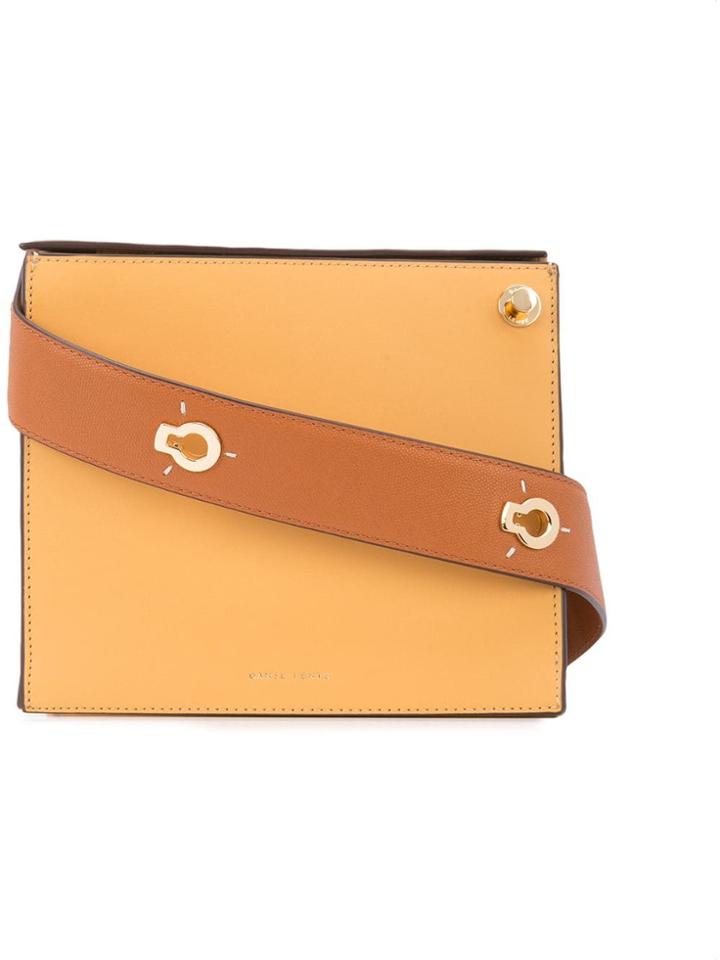 Danse Lente Brick Crossbody Bag - Orange