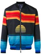 Iceberg - Reversible Printed Bomber Jacket - Men - Polyamide/polyester - 48, Blue, Polyamide/polyester