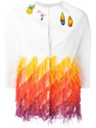 Ava Adore - 'cocktail' Tassel Jacket - Women - Cotton/polyester/cupro - 42, White, Cotton/polyester/cupro