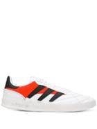 Adidas Contrast Stripe Sneakers - White