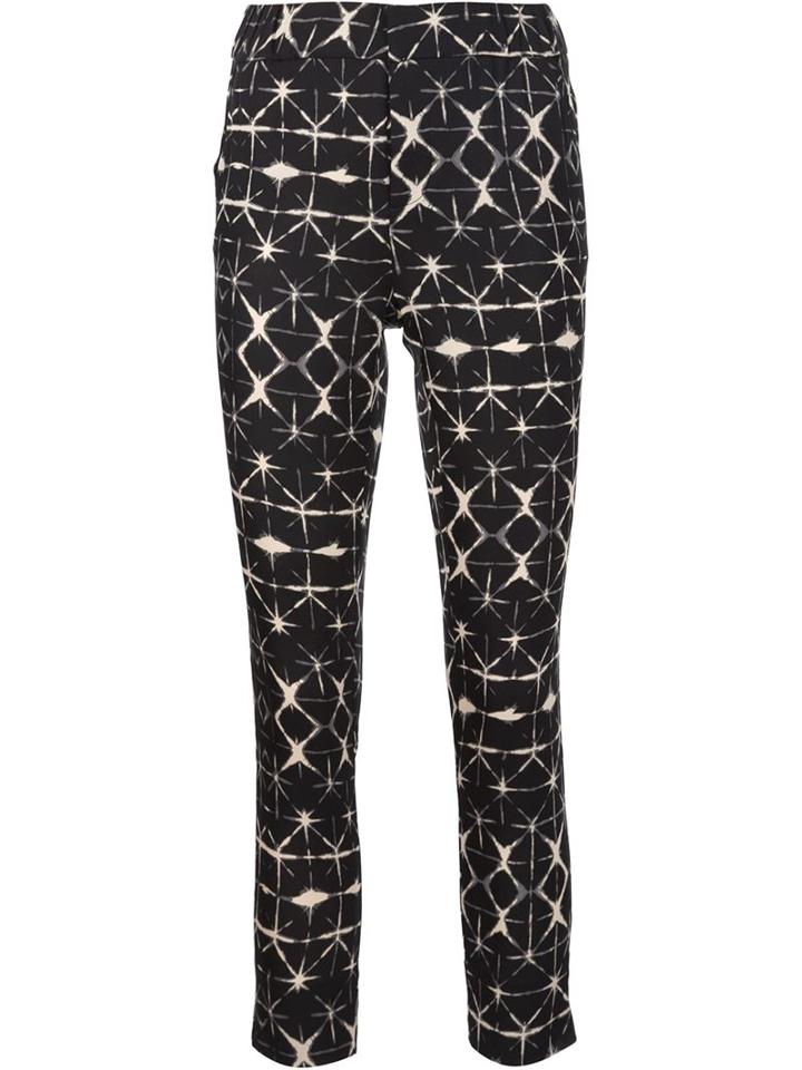 Piamita Printed Cropped Trousers