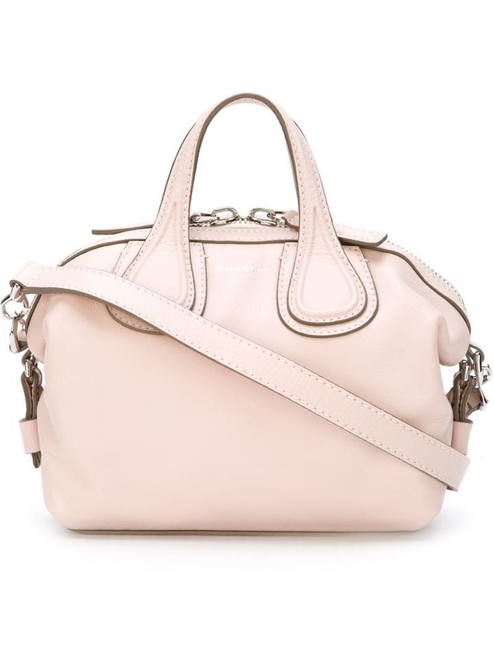 Givenchy Micro 'nightingale' Tote, Women's, Pink/purple, Calf Leather
