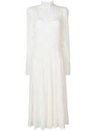 Philosophy Di Lorenzo Serafini Lace Midi Dress - White
