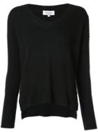 Derek Lam 10 Crosby Wooster V-neck Sweater - Black