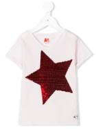 American Outfitters Kids - Sequin Star T-shirt - Kids - Cotton - 4 Yrs, Pink/purple