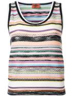 Missoni Striped Knitted Tank, Women's, Size: 44, Viscose/wool