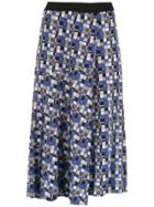 Alcaçuz Letonia Midi Skirt - Blue