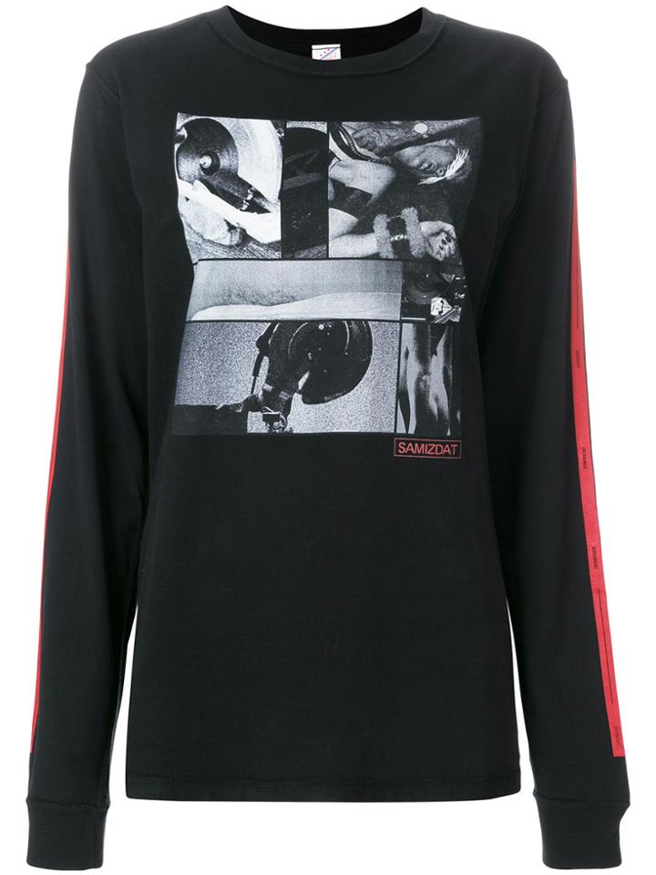 Yang Li Photo Print Sweatshirt - Black