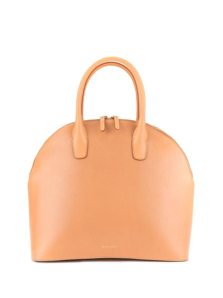 Mansur Gavriel Top Handled Rounded Bag - Brown