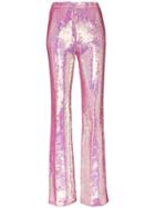 Paco Rabanne High-waist Sequinned Trousers - Pink