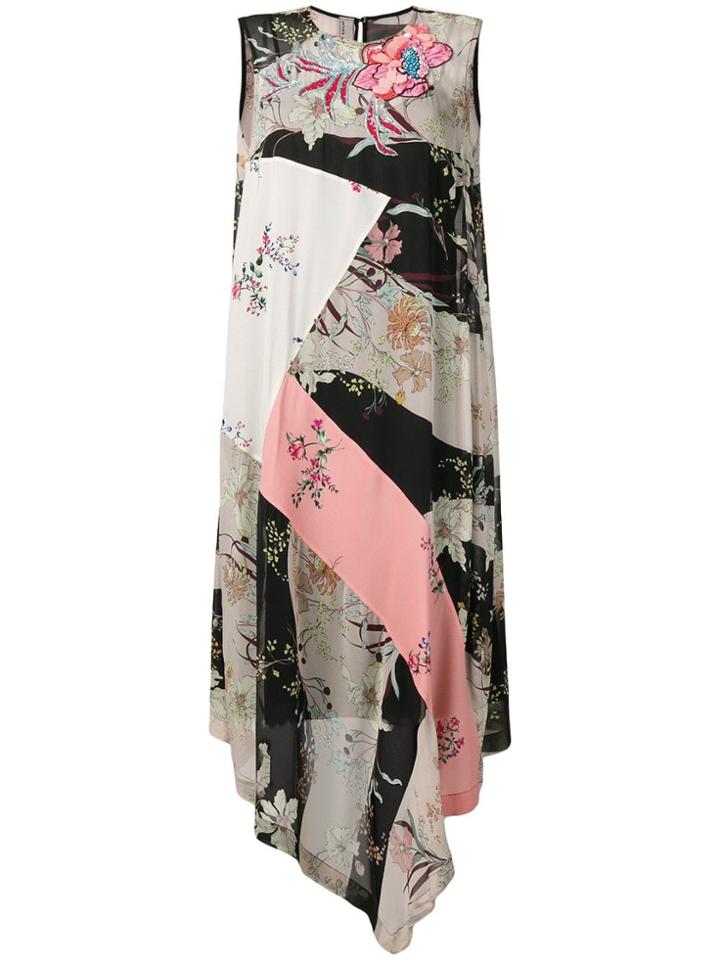 Antonio Marras Patchwork Print Midi Dress - Neutrals