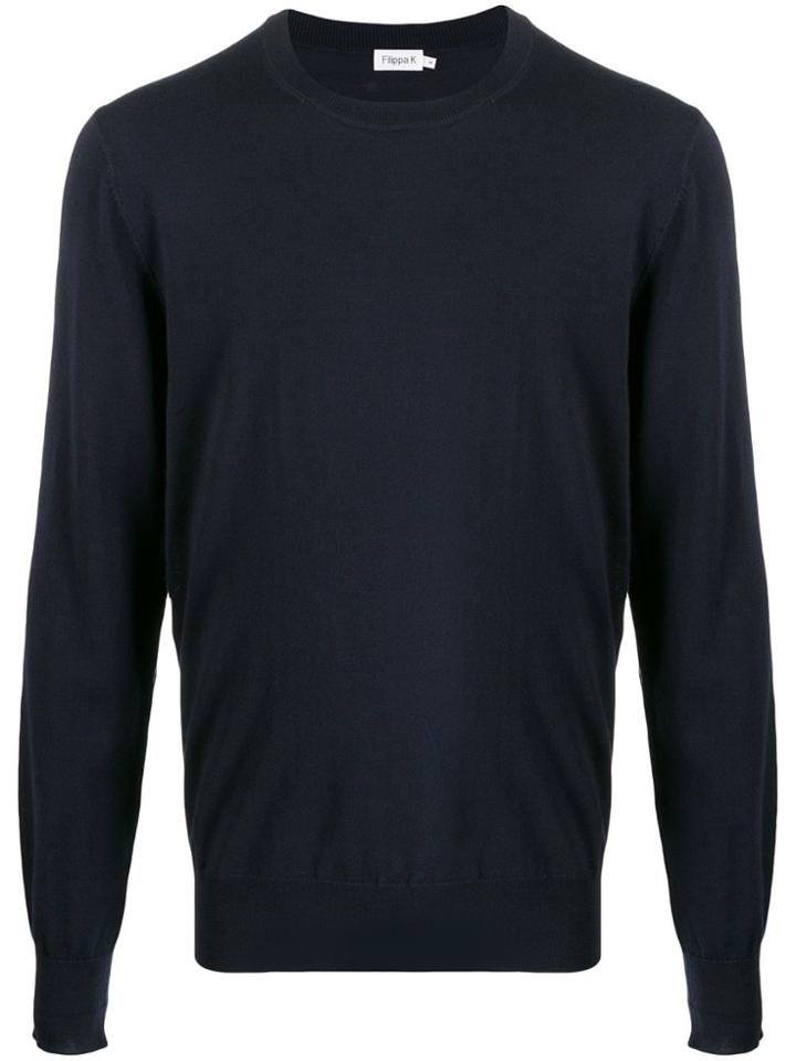 Filippa-k Long-sleeve Fitted Sweater - Blue