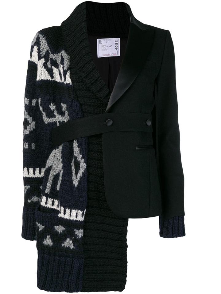 Sacai 'mash-up' Jacket - Black