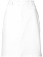 A.p.c. Straight Denim Skirt - White