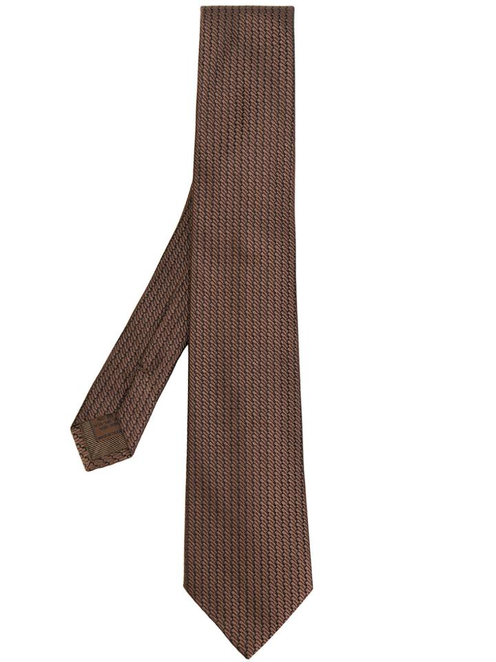 Church's Micro Patterned Tie - Brown