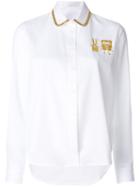 Peter Jensen - Spongebob Embroidered Shirt - Women - Cotton - L, White, Cotton