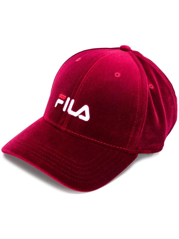 Fila Velvet Logo Embroidered Cap