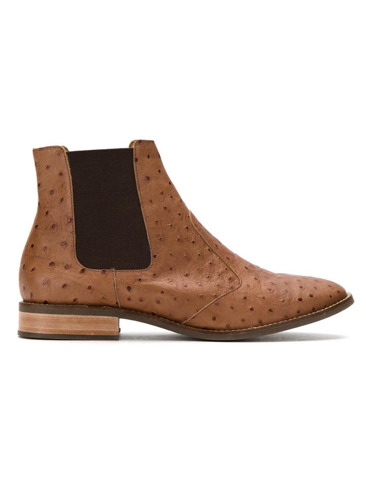 Olympiah Avestruz Boots - Brown