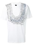 Oamc Text Print T-shirt, Men's, Size: Large, White, Cotton